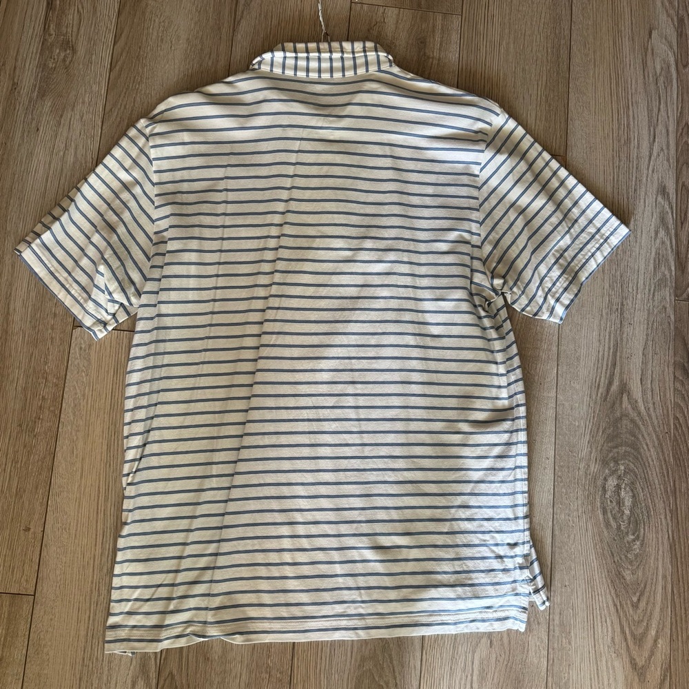 Peter Miller Fishers Island Cotton Men's Striped Polo Shirt - Picture 4 of 6